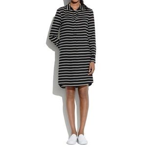 MADEWELL Lightweight Striped Tunic,‎ Black & White, M
